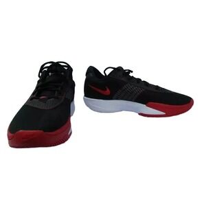 Nike Air Zoom GT Cut Basketball Shoes Men US11 Black Red Mesh Upper